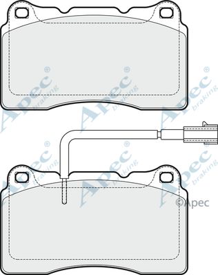 APEC BRAKING Jarrupala, levyjarru PAD1747